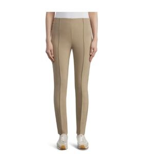 Lafayette 148 New York Gramercy Acclaimed Stretch Pant Womens 12 Tan